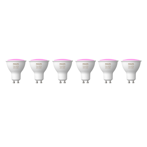 Philips Hue GU10 White Color Ambiance Starterpack & Hue Bridge 6-Pack