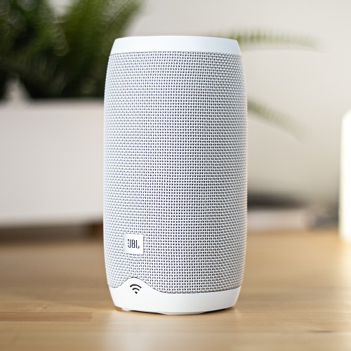 JBL Link 10 draadloze speaker met Google Assistant wit