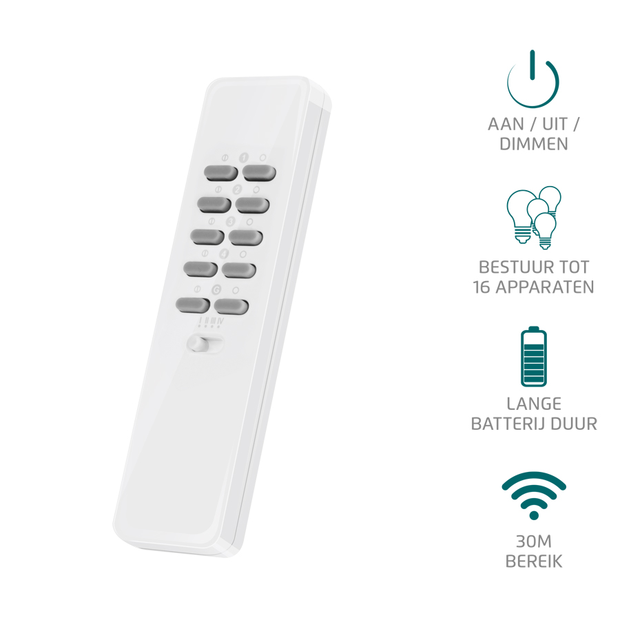 KlikAanKlikUit Afstandsbediening 433Mhz