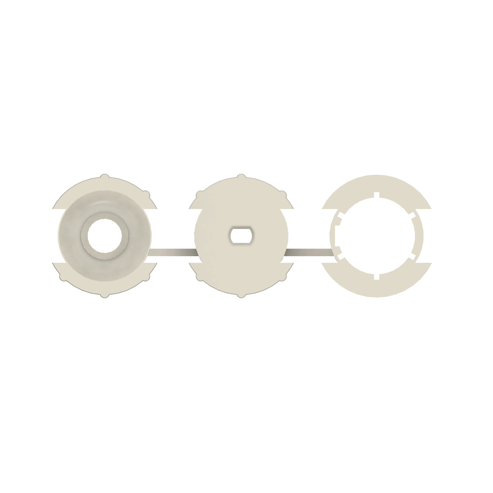 Adapterset 30mm V2 motionblind