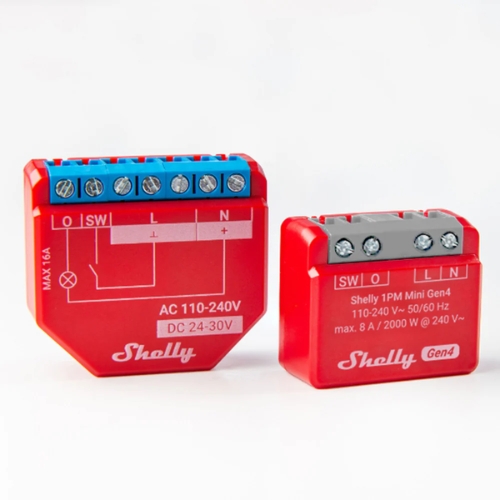 Shelly 1PM Gen4 Afbeelding