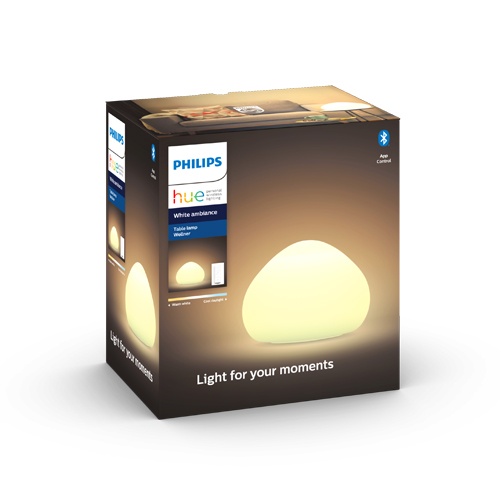 Philips Hue Wellner Tafellamp Wit 8.5W + Dimmer switch