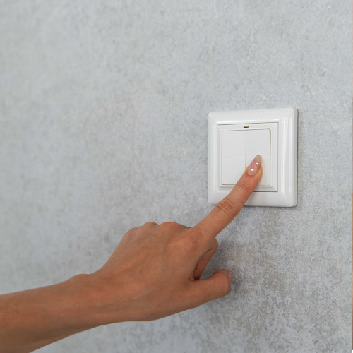 Shelly BLU Wall Switch 4 Ivory Busch&Jaeger