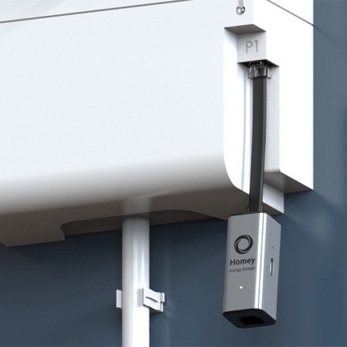 Amina S EV thuislader 20A W Met Homey Energy Dongle Afbeelding