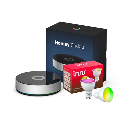 Homey Bridge met slimme kleur lamp