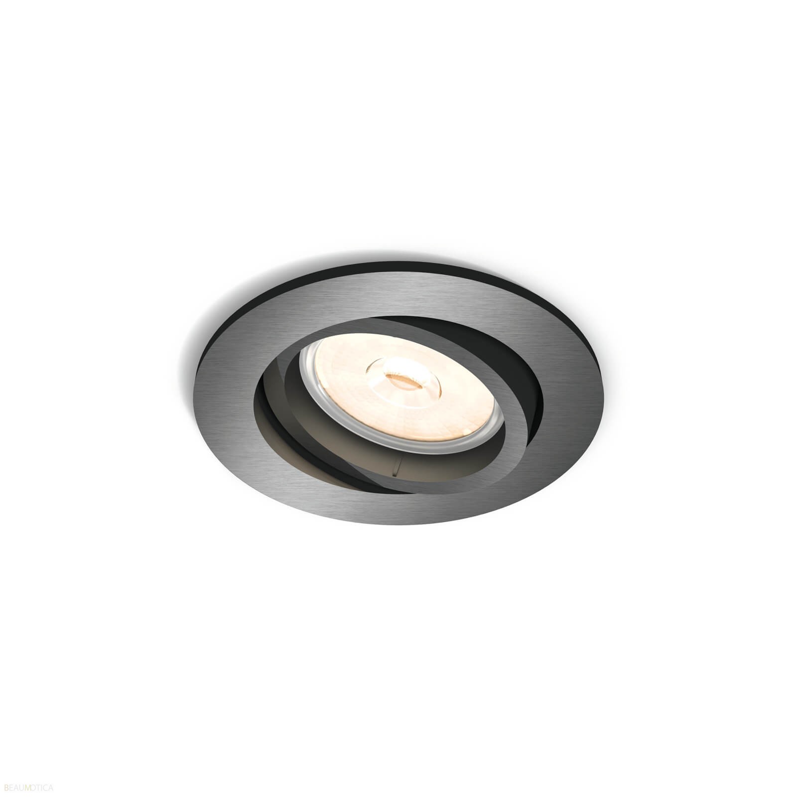 Philips Hue GU10 Donegal Armatuur Rond Grijs Philips Donegal Grijs Armatuur Rond