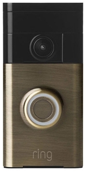 Ring Video Deurbel met intercom Polished Bras