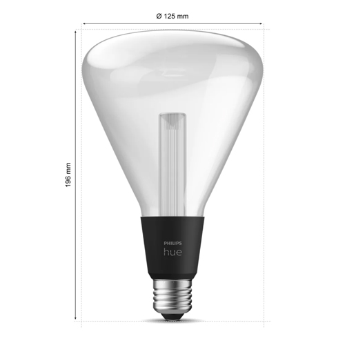 Philips Hue LG Triangle E27 EU afmetingen