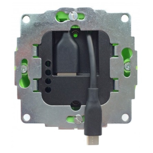 SmarterThings sCharge Oplader voor inbouwdoos met micro USB kabel 12W
