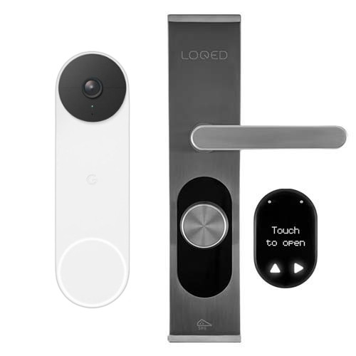 Loqed smart lock met Google Nest deurbel