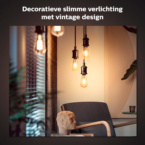 Philips Hue E27 Filament lamp Globe White XL