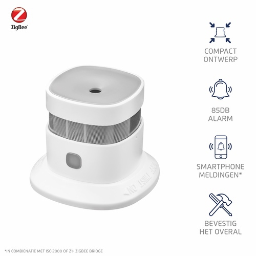 KlikAanKlikUit Slimme Draadloze Rookmelder Zigbee 3-Pack