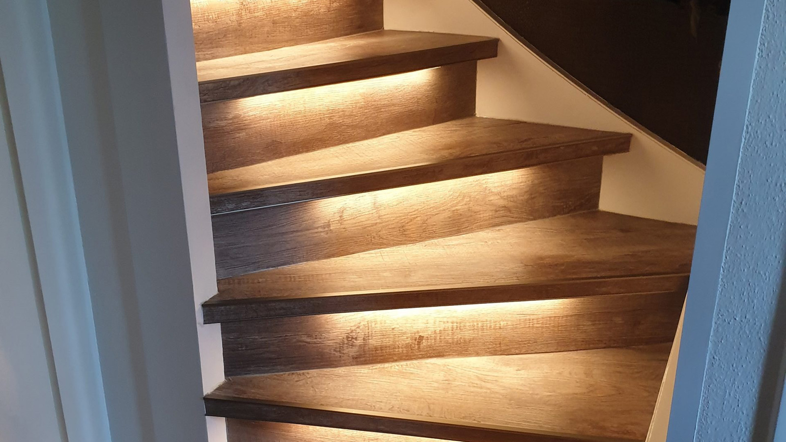 Trapverlichtingsset 50cm breed voor 13 treden