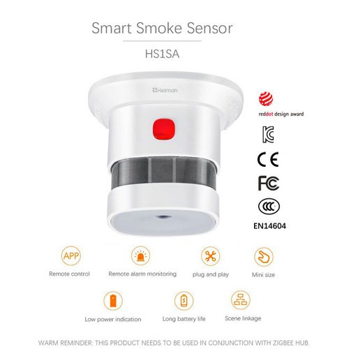 Heiman Slimme Rookmelder Zigbee