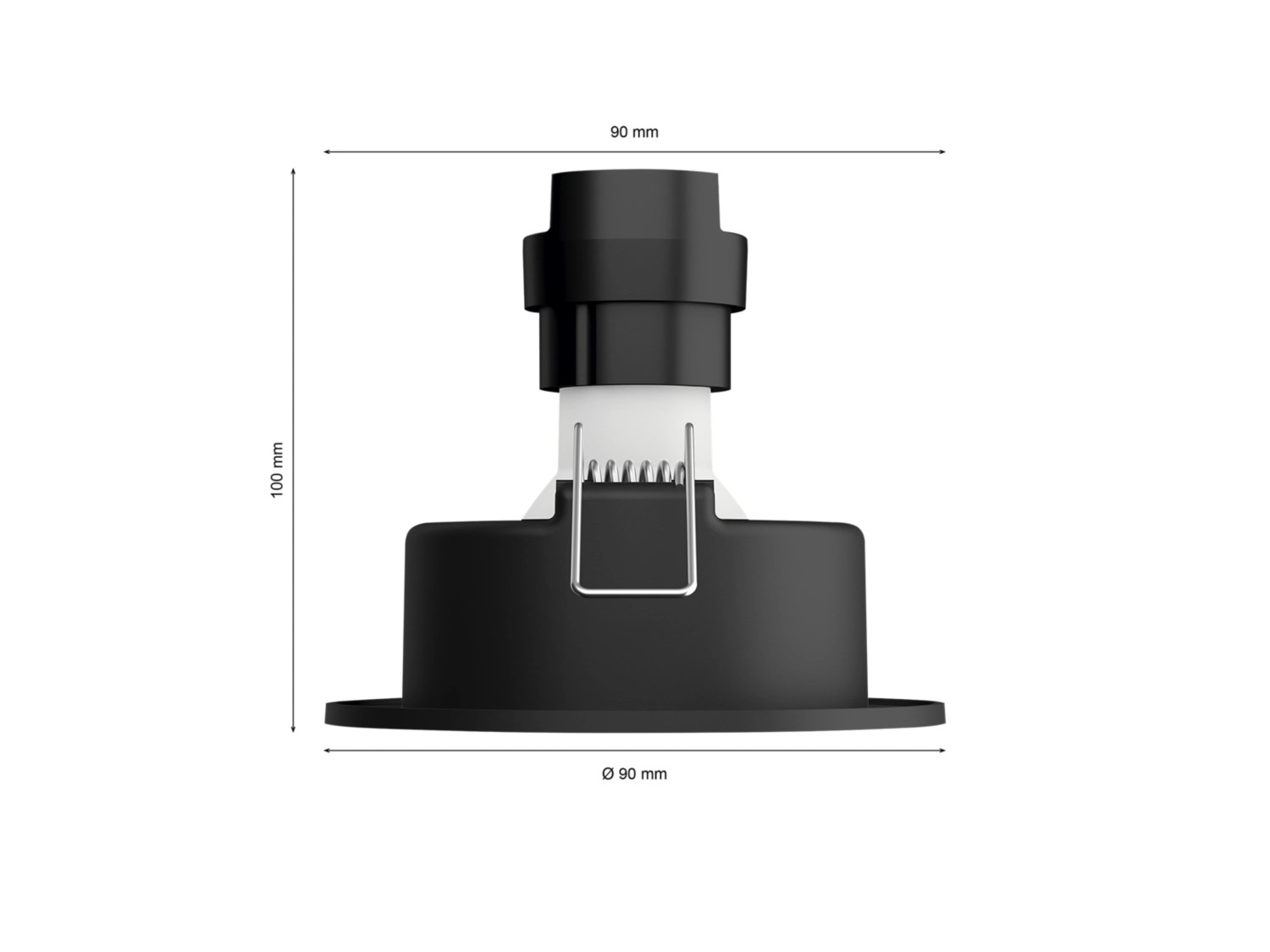 Philips Hue Centura Rond Inbouwspot Zwart 1x4.2W