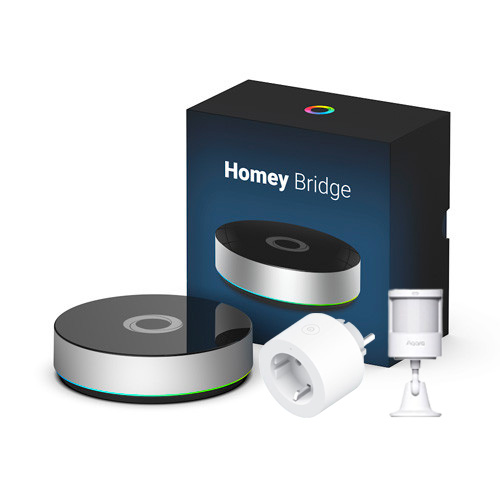Starterpack Homey Bridge met Aqara Plug en Motion sensor
