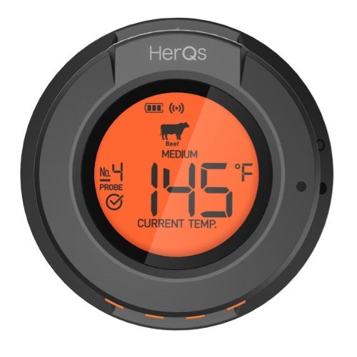 HerQs Connected Digital Dome Thermometer