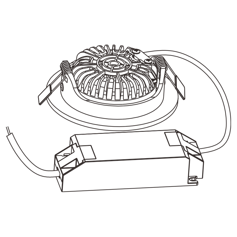 Ecodim GU10 Inbouwspot Dim-to-Warm 75mm