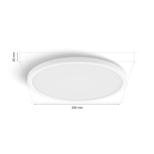 Philips Hue Tento W PlafondLamp Rond S White