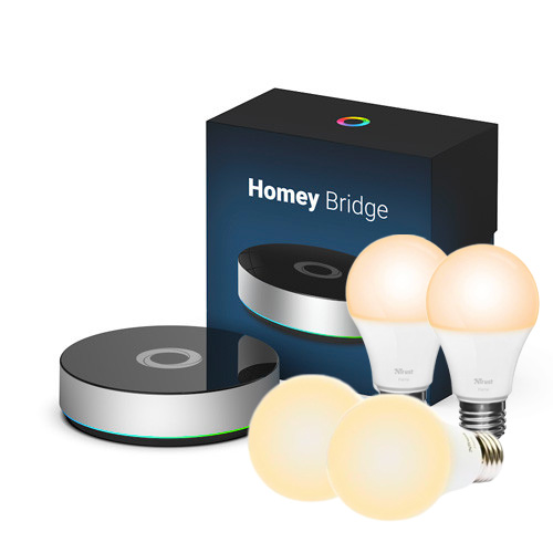 Starterpack Homey Bridge met trust lampen