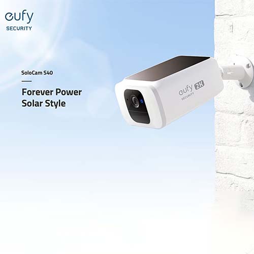 Eufy SoloCam S40 Draadloze Camera Met Zonnepaneel