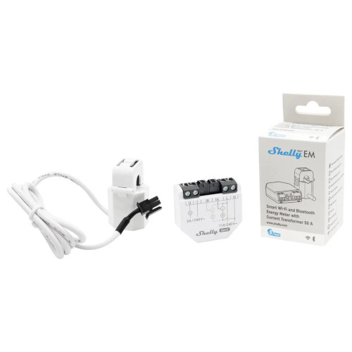 Shelly EM Gen3 met CT50A Klem