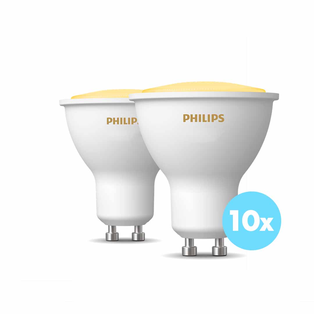 Philips Hue GU10 White Ambiance 10-pack
