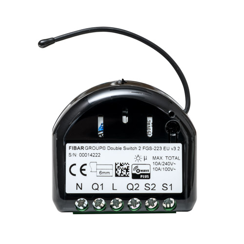 FIBARO Double Switch 2 Z-Wave Plus 2x1500W