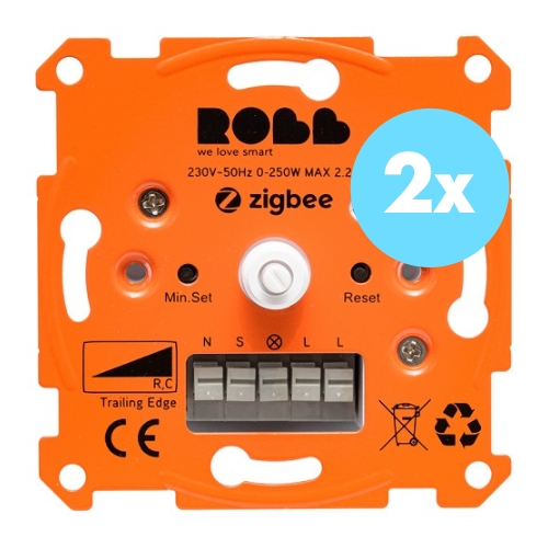 ROBB SMARRT Draaidimmer Hue Zigbee 2-draads packaging