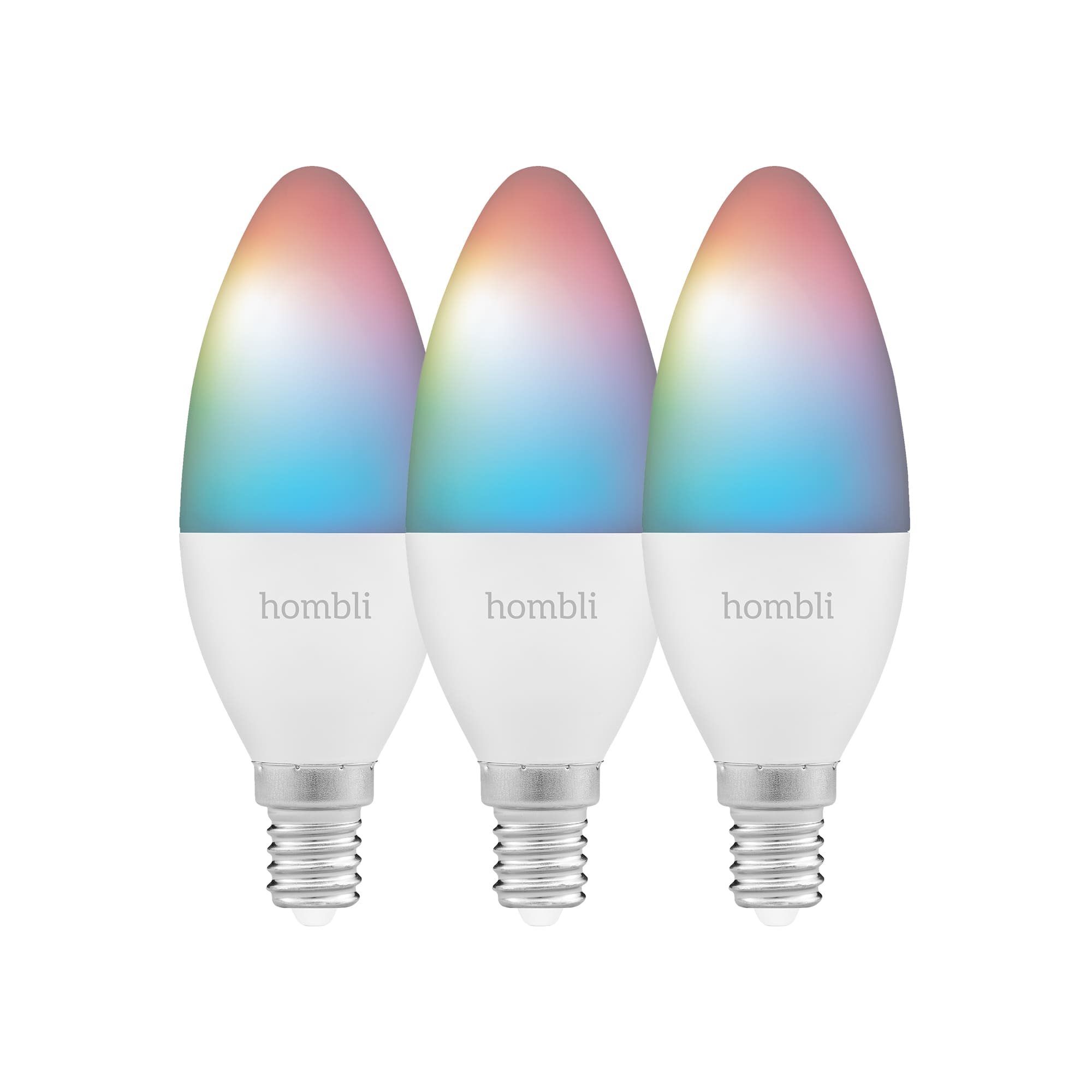 Hombli Slimme RGBW Lamp E14 WiFi 3 pack
