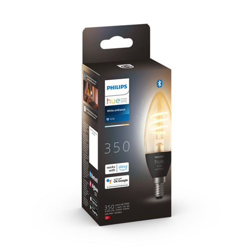 Philips Hue E14 White Ambiance Lamp Candle Filament