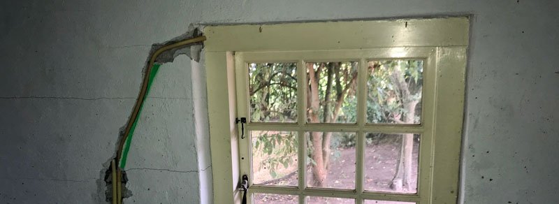Voorbereiding Electrische gordijnen
