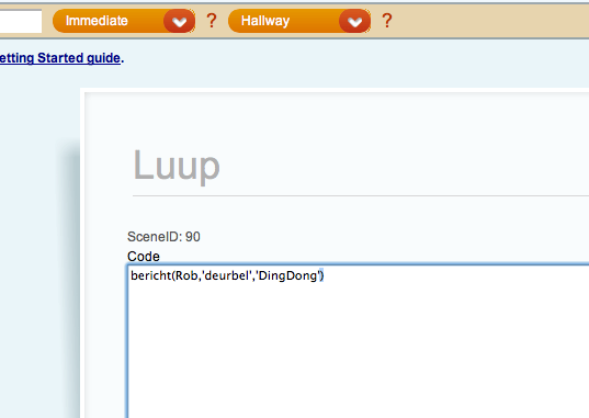 LUUP code deurbel