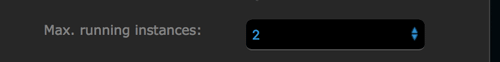 FIBARO Max. running instances