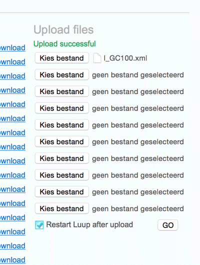 XML bestand uploaden in vera home automation controller