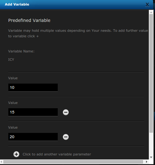 Predfined Variable